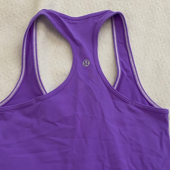 lululemon athletica Tops - Lululemon Power Purple Coolracerback CRB Tank Top - Size 2
